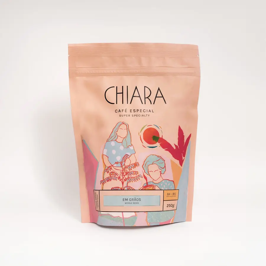 Embalagem de Chiara Flor
